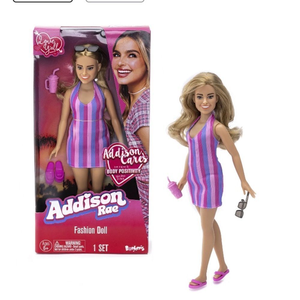 Addison Rae Fashion Doll Beach Style